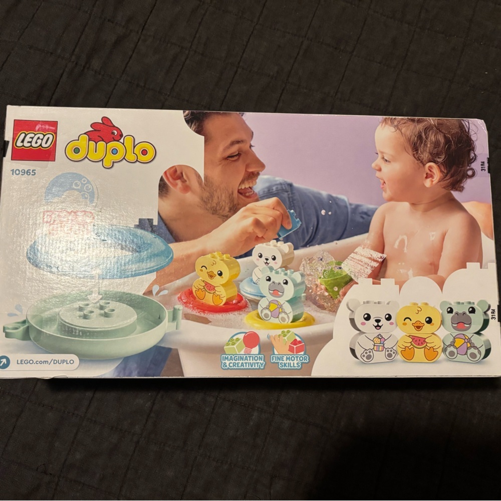 LEGO Duplo 10965 Bath Time Fun Floating Animal Train Toddler Toy 14 Pcs New